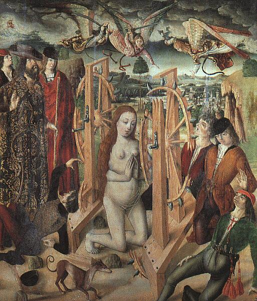 GALLEGO, Fernando The Martyrdom of Saint Catherine fg china oil painting image